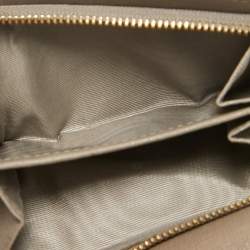Furla Grey Leather Trifold Compact Wallet