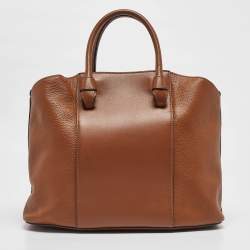 Furla Brown Leather Miastella Tote