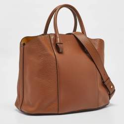 Furla Brown Leather Miastella Tote