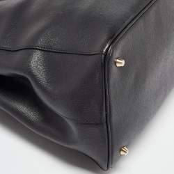 Furla Black Saffiano Leather Linda Tote