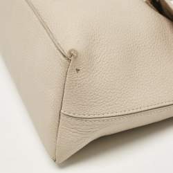 Furla Light Beige Leather Niki Top Handle Bag