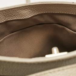 Furla Light Beige Leather Niki Top Handle Bag