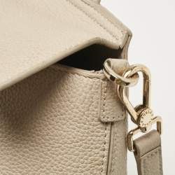 Furla Light Beige Leather Niki Top Handle Bag