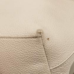Furla Light Beige Leather Niki Top Handle Bag