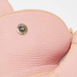 Furla Pink Leather Buckle Flap Hobo