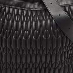 Pre Owned Furla Black Quilt Leather Caos Shoulder Bag