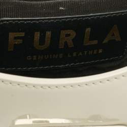 Furla Cream Patent Leather Metropolis Crossbody Bag