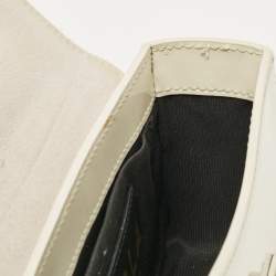 Furla Cream Patent Leather Metropolis Crossbody Bag