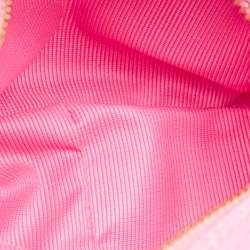 Pre Owned Furla Pink Leather Mini Yo-Yo Crossbody Bag