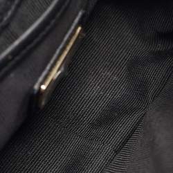Furla Black/Beige Python Embossed and Leather Mni Metropolis Crossbody Bag
