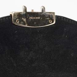 Furla Black/Beige Python Embossed and Leather Mni Metropolis Crossbody Bag