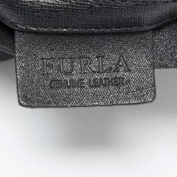 Furla Black Leather Small Musa Tote