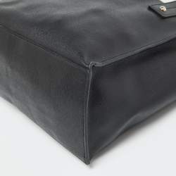 Furla Black Leather Small Musa Tote