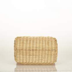 Pre Owned حقيبة يد فورلا كاندي قش/مطاط  وردي لامع 