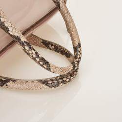 Pre Owned حقيبة يد فورلا كاندي قش/مطاط  وردي لامع 