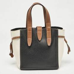 Furla Tricolor Leather Mini Net Tote