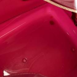 Furla Fuchsia Rubber Small Candy Satchel