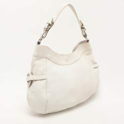 Furla White Leather Hobo