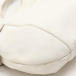 Furla White Leather Hobo