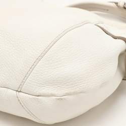 Furla White Leather Hobo