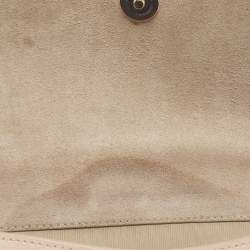 Furla Pale Pink Leather Flap Top Handle Bag