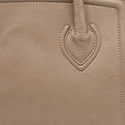 Furla Beige Leather Large College Tote