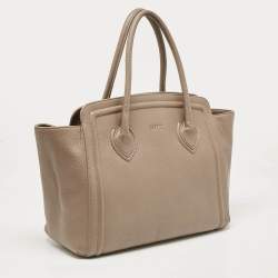 Furla Beige Leather Large College Tote
