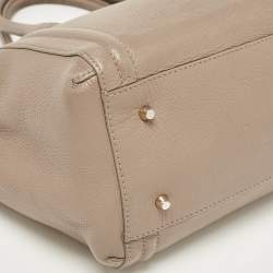 Furla Beige Leather Large College Tote