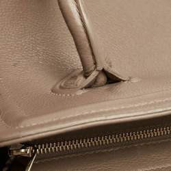 Furla Beige Leather Large College Tote