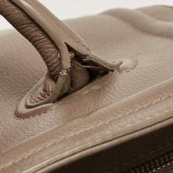 Furla Beige Leather Large College Tote