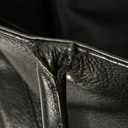 Furla Black Leather Melissa Shopper Tote