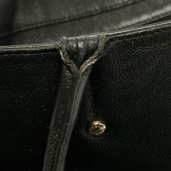 Furla Black Leather Melissa Shopper Tote