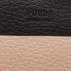 Pre Owned Furla Blush Pink Leather Mini Cara Crossbody Bag