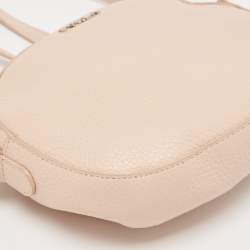 Pre Owned Furla Blush Pink Leather Mini Cara Crossbody Bag