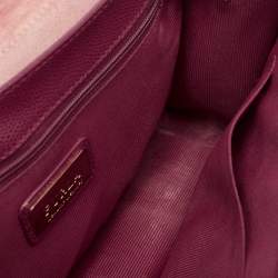 Pre Owned Furla Pink Leather Metropolis Shoulder Bag