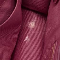 Pre Owned Furla Pink Leather Metropolis Shoulder Bag