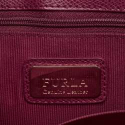 Pre Owned Furla Pink Leather Metropolis Shoulder Bag