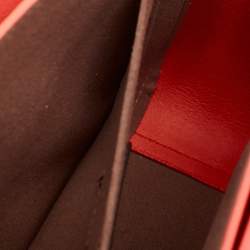 Furla Orange Leather Elisir Crossbody Bag