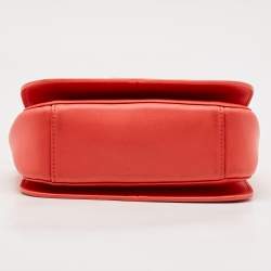 Furla Orange Leather Elisir Crossbody Bag