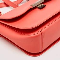 Furla Orange Leather Elisir Crossbody Bag