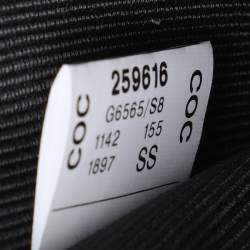 Pre Owned Furla Beige/Black Leather and Velvet Mini Metropolis Embellished Crossbody Bag