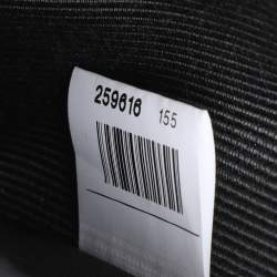 Pre Owned Furla Beige/Black Leather and Velvet Mini Metropolis Embellished Crossbody Bag