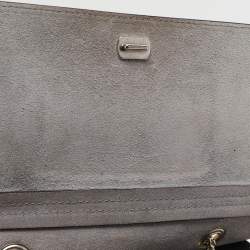 Pre Owned Furla Tricolor Leather Like Crossbody Bag