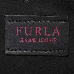 Pre Owned Furla Tricolor Leather Like Crossbody Bag