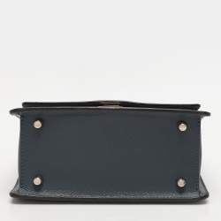 Pre Owned Furla Tricolor Leather Like Crossbody Bag