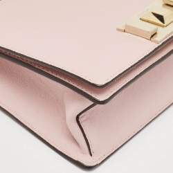 Pre Owned Furla Pink Leather Mimi Shoulder Bag