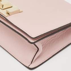 Pre Owned Furla Pink Leather Mimi Shoulder Bag