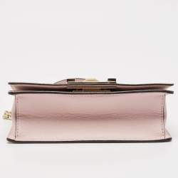 Pre Owned Furla Pink Leather Mimi Shoulder Bag