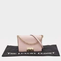 Pre Owned Furla Pink Leather Mimi Shoulder Bag