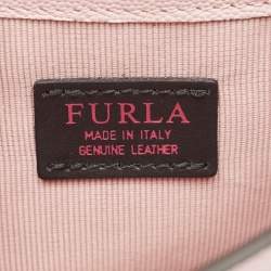 Pre Owned Furla Pink Leather Mimi Shoulder Bag